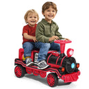 12V Two-Seater Electric Kids Ride-On Train Car with Music, Lights, and Horn - Red/Blue Magic Cars Variant 0