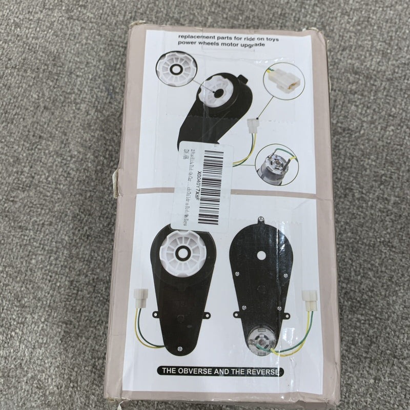 12V 40000RPM Electric Motor with Gearbox for Kids Ride-On Toy Cars Magic Cars 3