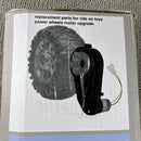 12V 40000RPM Electric Motor with Gearbox for Kids Ride-On Toy Cars Magic Cars 2