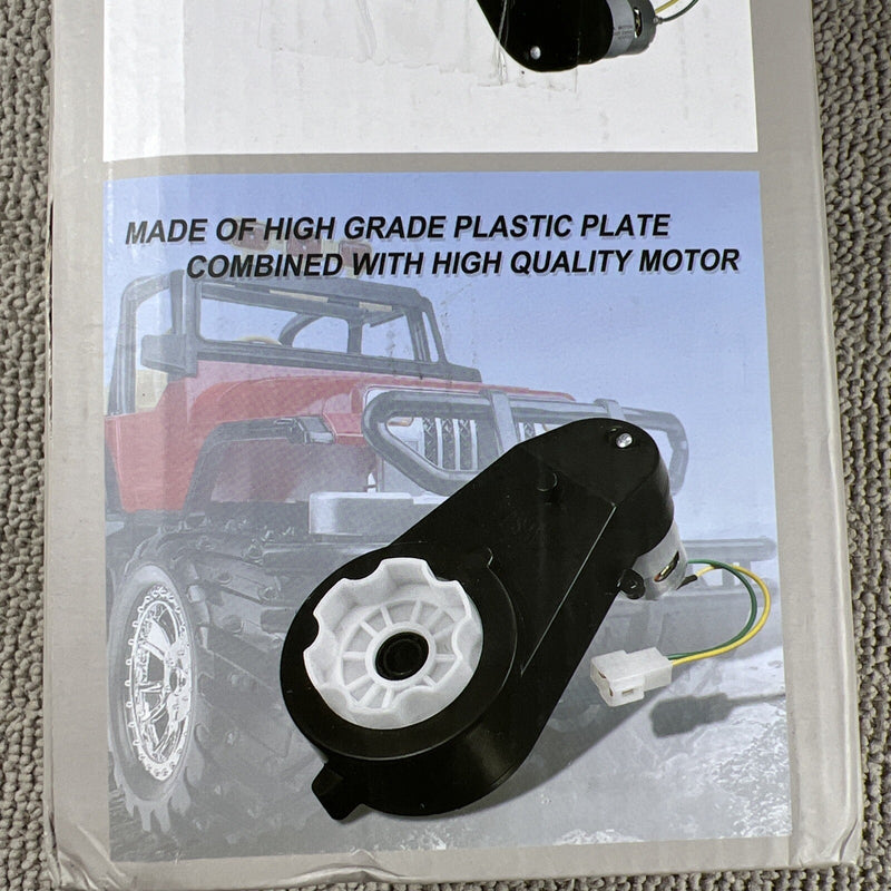 12V 40000RPM Electric Motor with Gearbox for Kids Ride-On Toy Cars Magic Cars 3