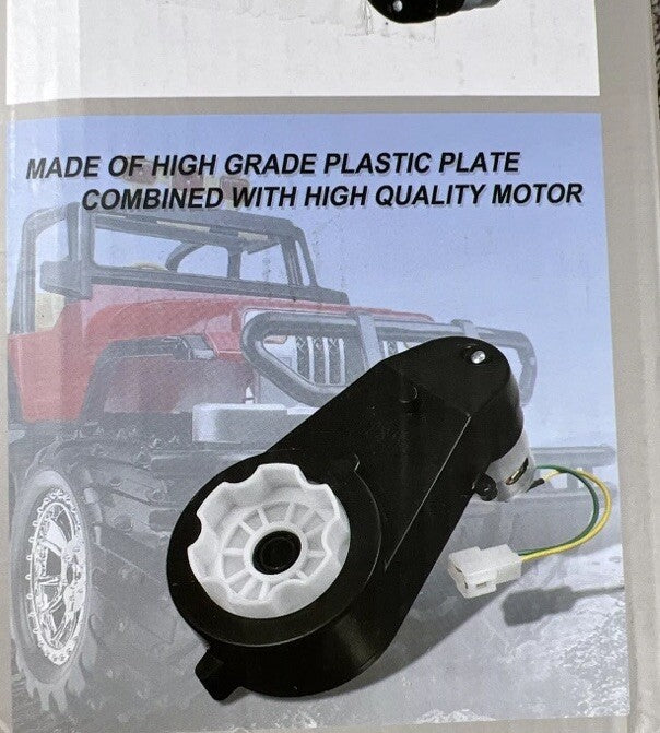 12V 40000RPM Electric Motor with Gearbox for Kids Ride-On Toy Car Magic Cars 2
