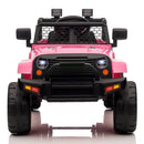 12V Dual Drive Jeep with 4.5Ah Battery, 2.4G Remote Control, and 3-Speed Modes – Pink Magic Cars 1