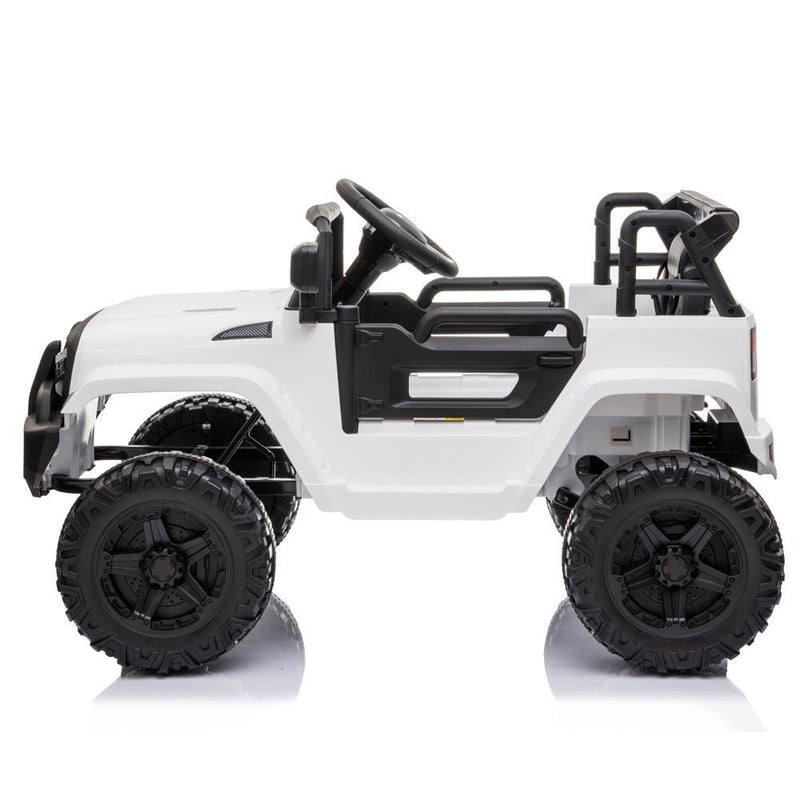 Electric 12V Kids Ride-On Jeep Car Toy with Lights and 3-Speed Remote Control Magic Cars 10