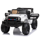 Electric 12V Kids Ride-On Jeep Car Toy with Lights and 3-Speed Remote Control Magic Cars 12