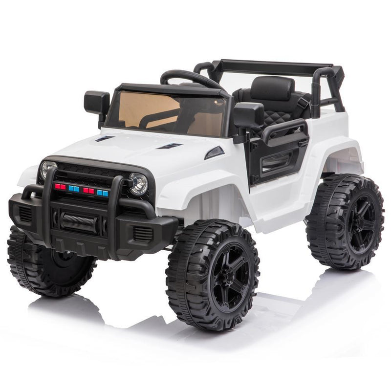 Electric 12V Kids Ride-On Jeep Car Toy with Lights and 3-Speed Remote Control Magic Cars 13