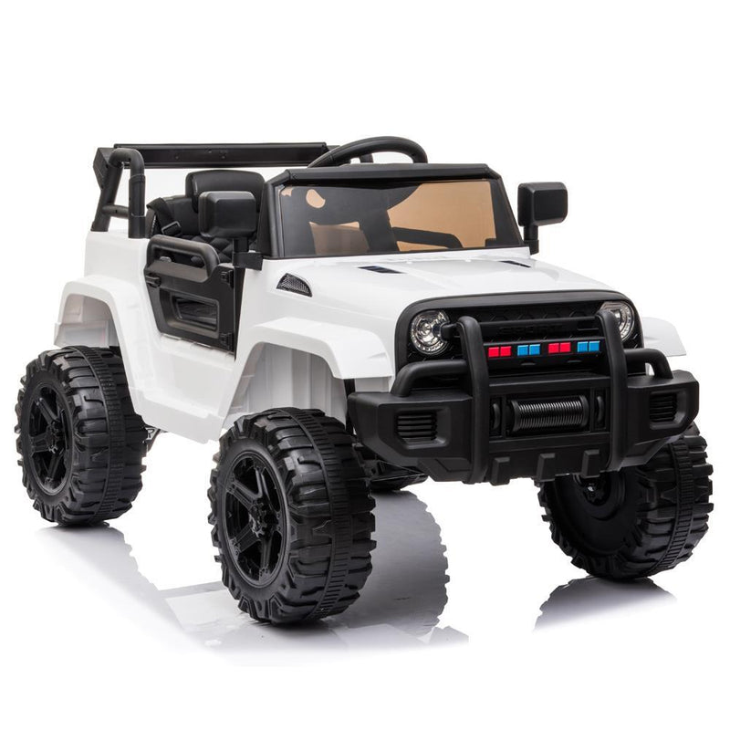 Electric 12V Kids Ride-On Jeep Car Toy with Lights and 3-Speed Remote Control Magic Cars 1