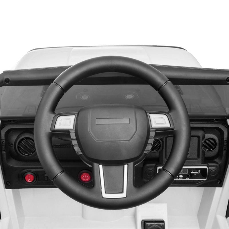 Electric 12V Kids Ride-On Jeep Car Toy with Lights and 3-Speed Remote Control Magic Cars 7