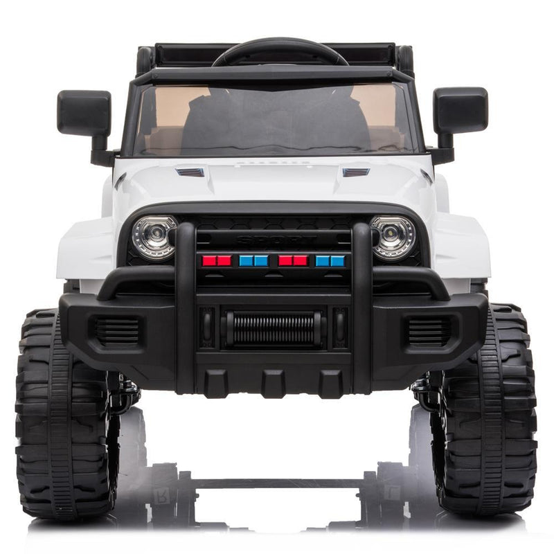 Electric 12V Kids Ride-On Jeep Car Toy with Lights and 3-Speed Remote Control Magic Cars 9