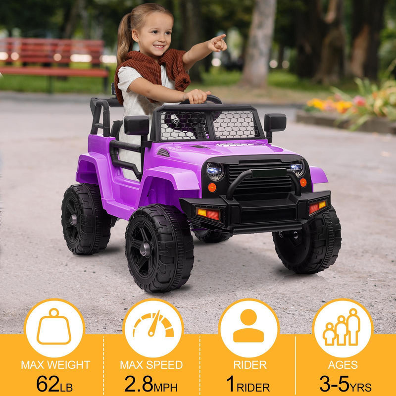 Electric Double Drive Remote Control Ride-On Jeep Car for Kids with 3-Speed Settings Magic Cars 11