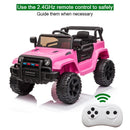 Kids Ride-On Jeep Car Toy with Music, 3 Speeds, Remote Control, and Safety Features Magic Cars 4