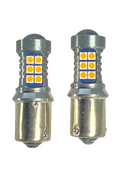 LED Turn Signal Bulb Set 1156 BAU15S - Amber (2 Bulbs)