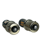 LED Turn Signal Bulb Set 1156 BAU15S - Amber (2 Bulbs) - image 3