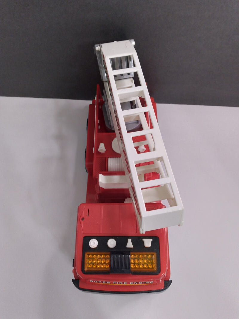 Kids Red Fire Engine Toy with Play Features, Dimensions 9" x 5" x 13" Magic Cars 12