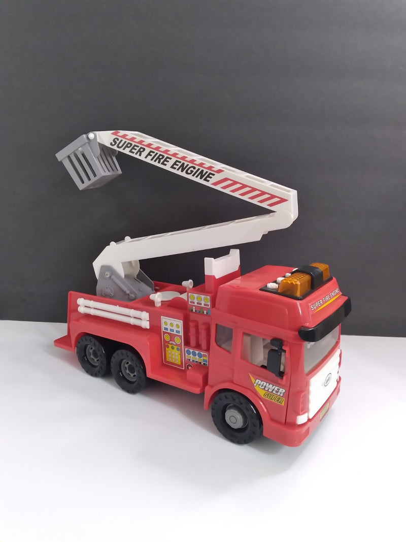 Kids Red Fire Engine Toy with Play Features, Dimensions 9" x 5" x 13" Magic Cars Variant 0