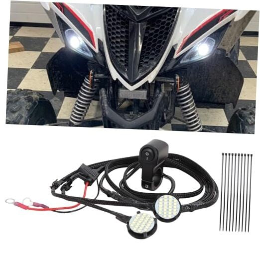 Left and Right Headlight Kit for 2016-2024 Yamaha Raptor 90 and 110 Magic Cars Variant 0