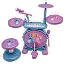 Lexibook Vibrant Light-Up Electronic Drum Kit with Keyboard and Cymbals Magic Cars 1