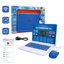 Elo-Power Kid® AI Interactive Bilingual Learning Laptop with 164 Educational Activities Magic Cars Variant 0