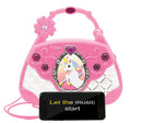Lexibook Unicorn Karaoke Set with Microphone, Voice Effects, Demo Tracks, and Lights Magic Cars 3