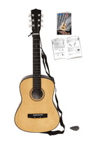36'' Wooden Acoustic Guitar with Learning Guide and 6 Nylon Strings Magic Cars 1