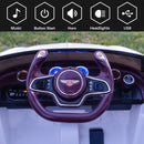 Licensed 12V Kids Bentley Style Electric Ride-On Car with 2.4G Remote Control Magic Cars 16