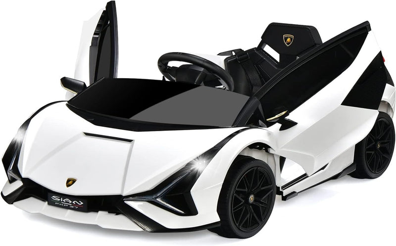 12V Lamborghini Sian Ride-On Car with Adjustable Seat and Safety Belt Magic Cars 2