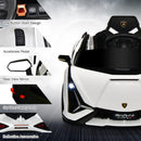 12V Lamborghini Sian Ride-On Car with Adjustable Seat and Safety Belt Magic Cars 4