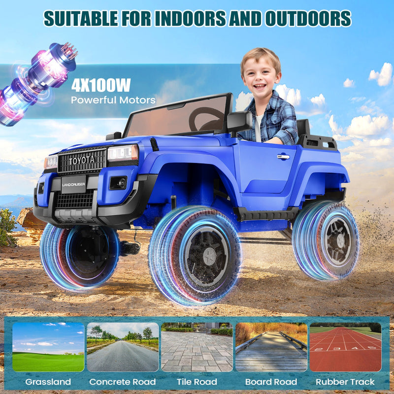 24V 2-Seater Electric Ride-On Car for Kids with Remote Control Magic Cars 5