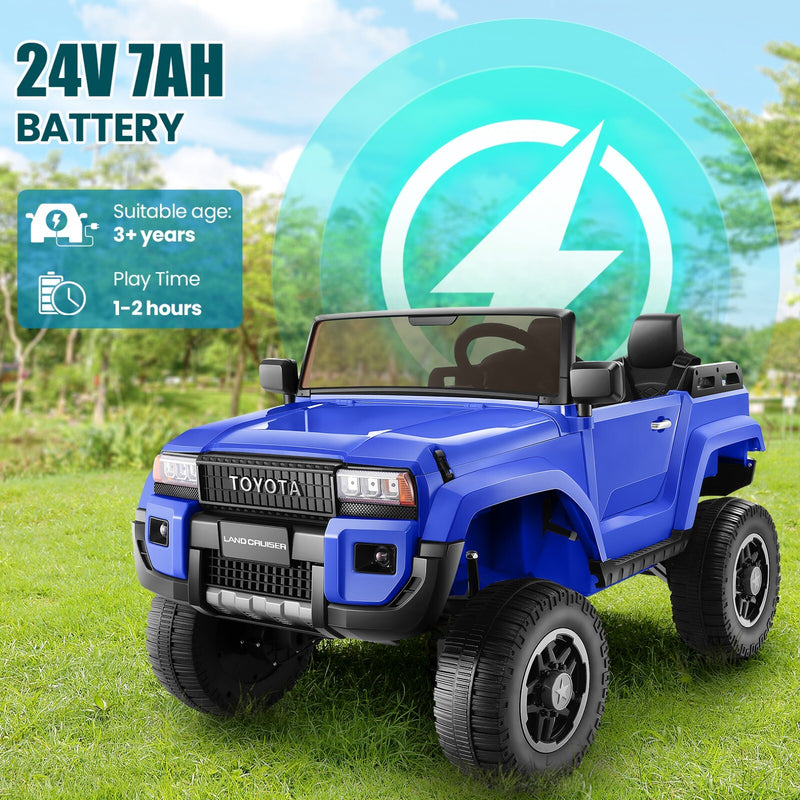 24V 2-Seater Electric Ride-On Car for Kids with Remote Control Magic Cars 8