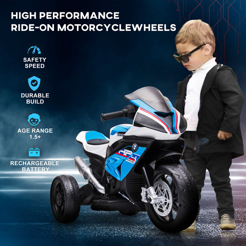 Licensed 6V Kids Battery-Powered Off-Road Ride-On Motorcycle with Three Wheels Magic Cars 3