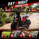 6V Kids Ride-On Motorcycle Toy with Training Wheels and Rechargeable Battery Magic Cars 3