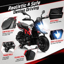 6V Kids Ride-On Motorcycle Toy with Training Wheels and Rechargeable Battery Magic Cars 4