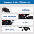 12V Electric Ride-On Dirt Bike for Kids with Training Wheels Magic Cars 4