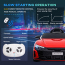 Licensed Audi 12V Electric Ride-On Car with Remote Control and Honking Horn Magic Cars 18