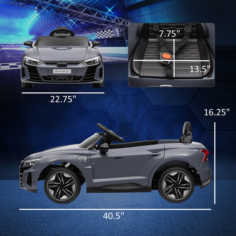 Licensed Audi 12V Electric Ride-On Car with Remote Control and Honking Horn Magic Cars 25