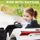 Licensed Audi 12V Electric Ride-On Car with Remote Control and Honking Horn Magic Cars 9