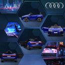 12V Electric Audi Ride-On Car with Remote Control, Horn - Dark Blue Magic Cars 10