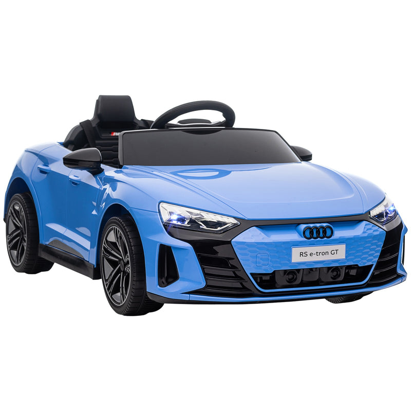 Licensed Audi 12V Electric Ride-On Car with Remote Control and Horn - Blue Magic Cars 0
