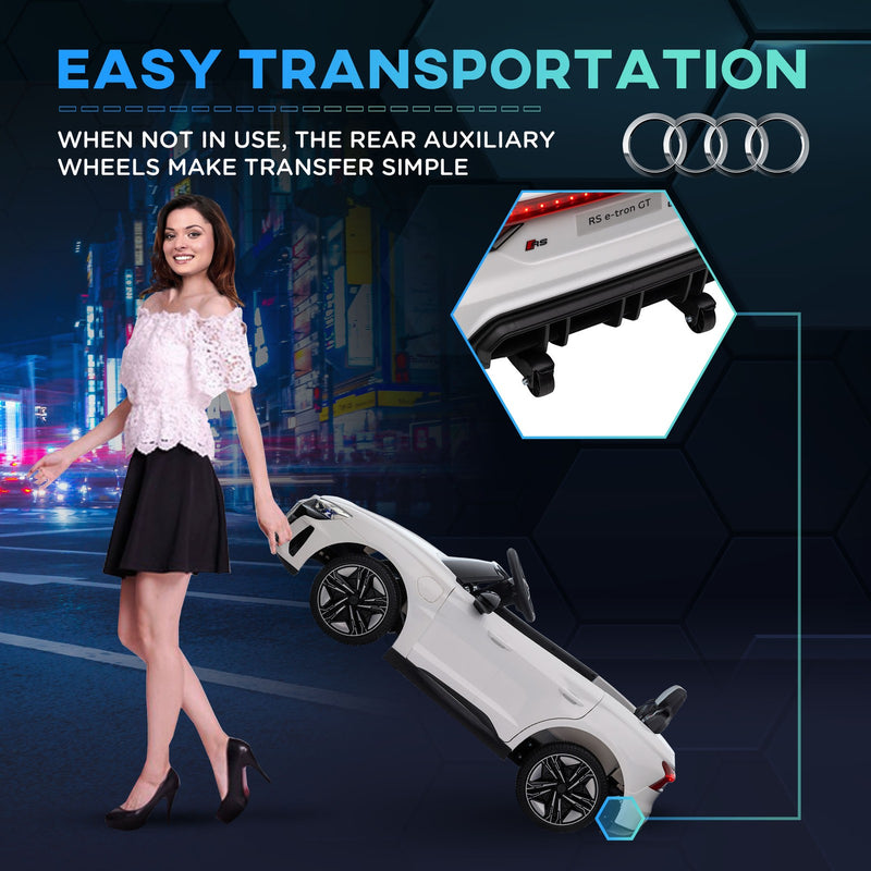 Licensed Audi 12V Electric Ride-On Car with Remote Control, Horn, and Music Magic Cars 7