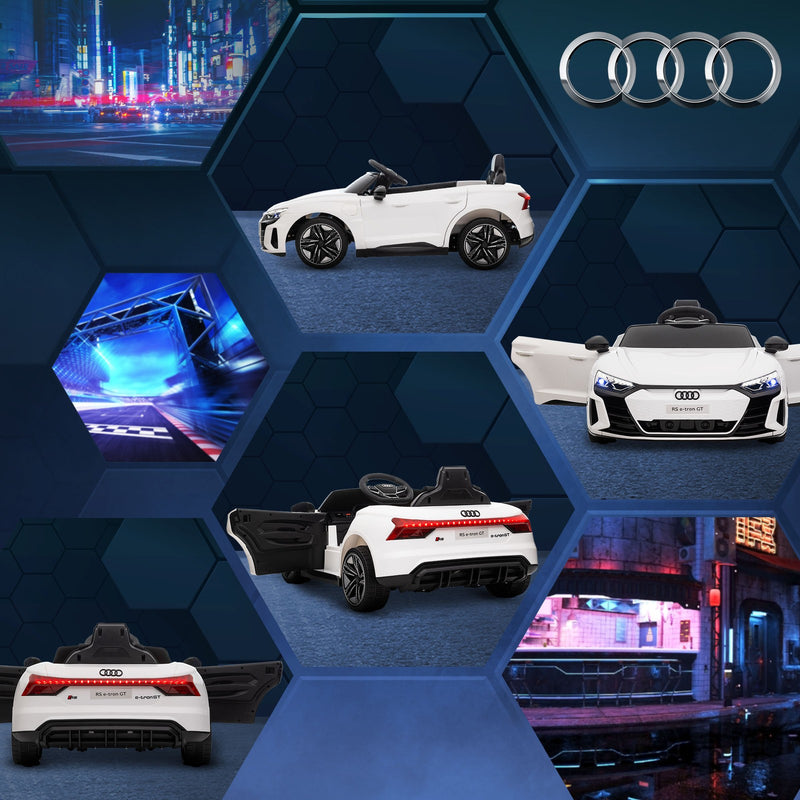 Licensed Audi 12V Electric Ride-On Car with Remote Control, Horn, and Music Magic Cars 9