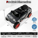 Audi Kids Ride-On E-Tron Racing Car Gray Magic Cars 4