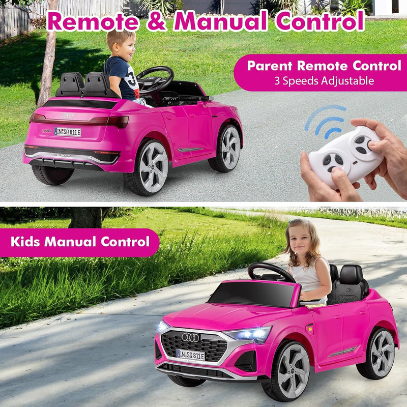 Licensed Audi SQ8 Battery-Powered Electric Ride-On Car with Remote Control Magic Cars 4