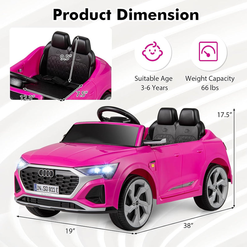 Licensed Audi SQ8 Battery-Powered Electric Ride-On Car with Remote Control Magic Cars 5