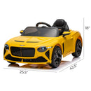 12V Rechargeable Battery-Powered Kids Ride-On Bentley Bacalar Toy Car Magic Cars 3