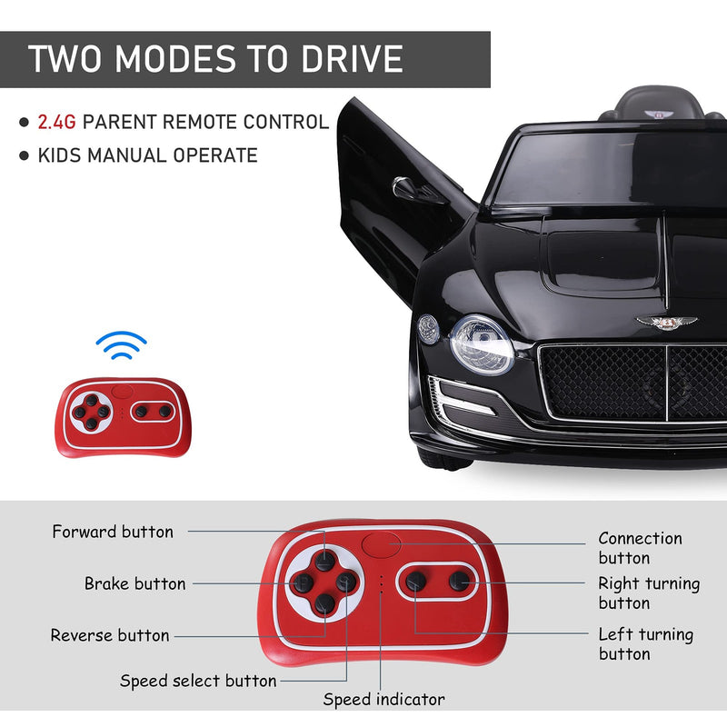 12V Kids Electric Ride-On Car with Parent Remote Control and Licensed Design Magic Cars 5