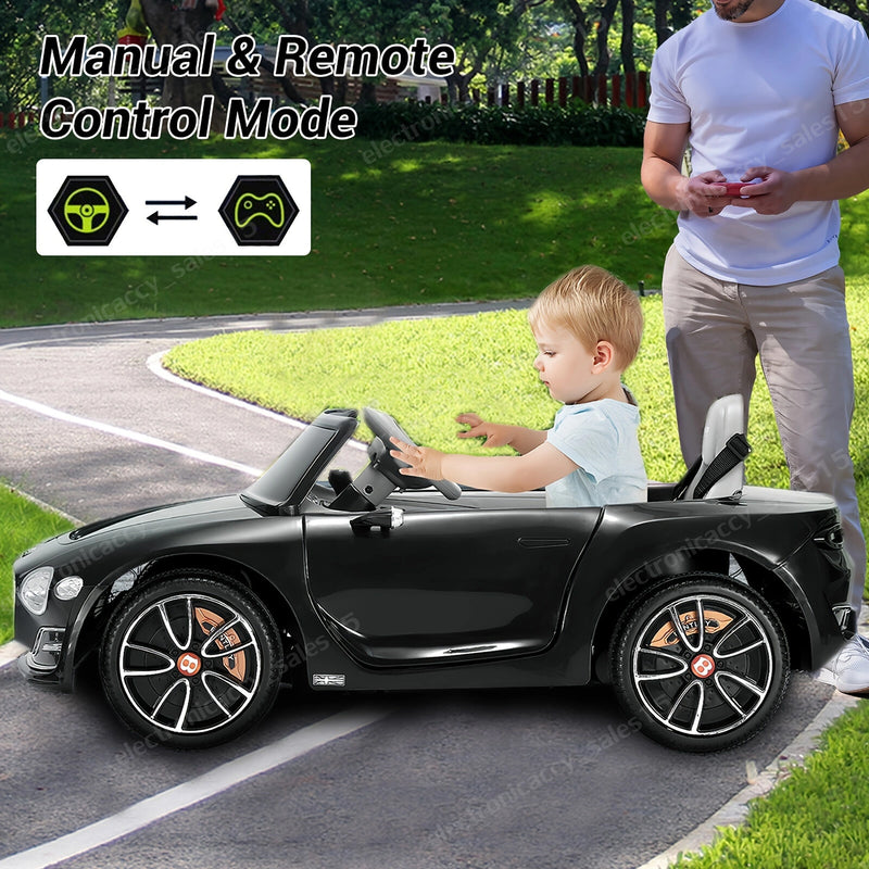 Licensed Bentley EXP12 Battery-Powered Kids Ride-On Car with 4 Wheels and Remote Control Magic Cars 2