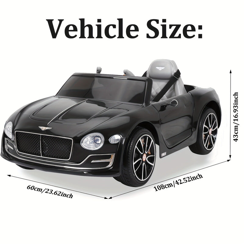 Licensed Bentley EXP12 Battery-Powered Kids Ride-On Car with 4 Wheels and Remote Control Magic Cars 7