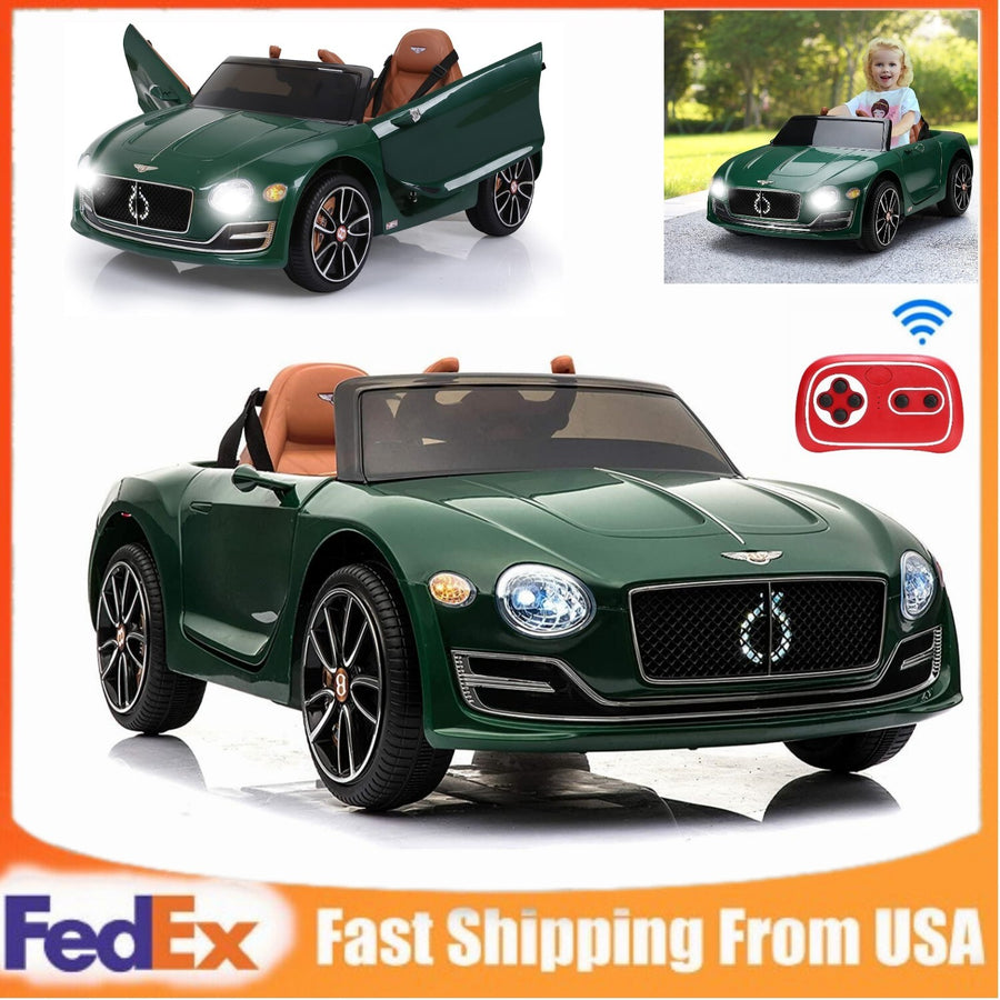 Licensed Bentley Kids Electric Ride On Car Toys w/ Remote Control 12V ...