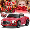 12V Electric Kids Ride-On Car with Remote Control and LED Lights, Bentley Style Magic Cars Variant 0