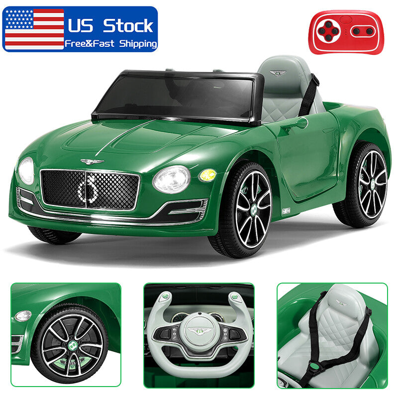 Licensed Bentley Style 12V Electric Kids Ride-On Car with Remote Control Magic Cars Variant 0
