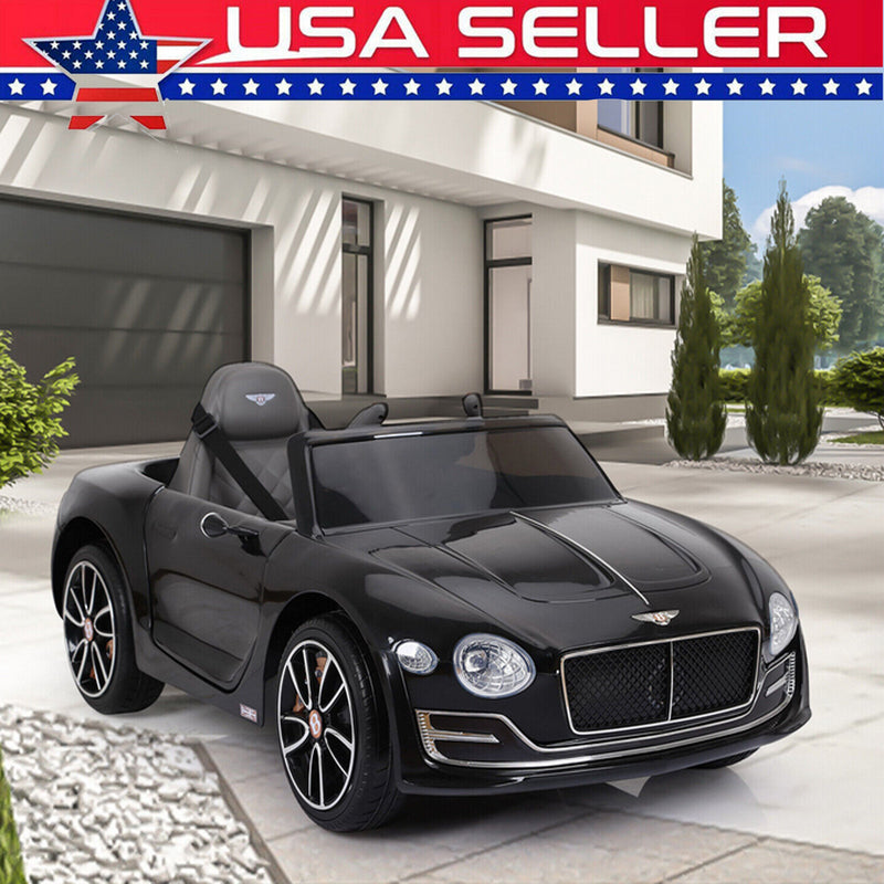 Licensed Bentley Style 12V Kids Ride-On Electric Toy Car with Remote Control and LED Lights Magic Cars 0